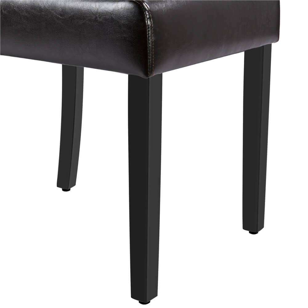 Yaheetech Button Tufted Dining Chairs Parsons Chair Set of 2 - Image 10