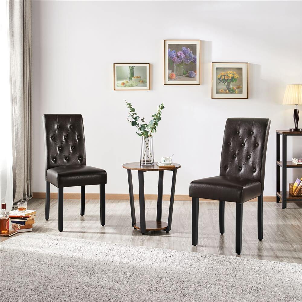 Yaheetech Set of 6 Dining Chairs Kitchen Chairs - Image 6