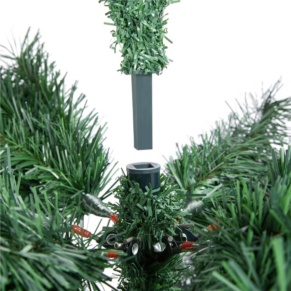 Yaheetech 4.5'/6'/7.5'/9' Artificial Green Christmas Tree - Image 9