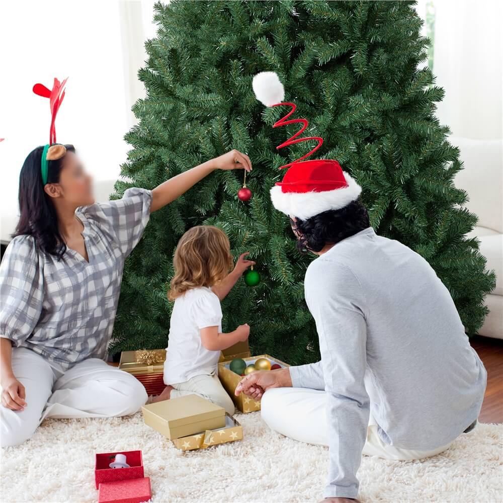 Yaheetech 4.5'/6'/7.5'/9' Artificial Green Christmas Tree - Image 10
