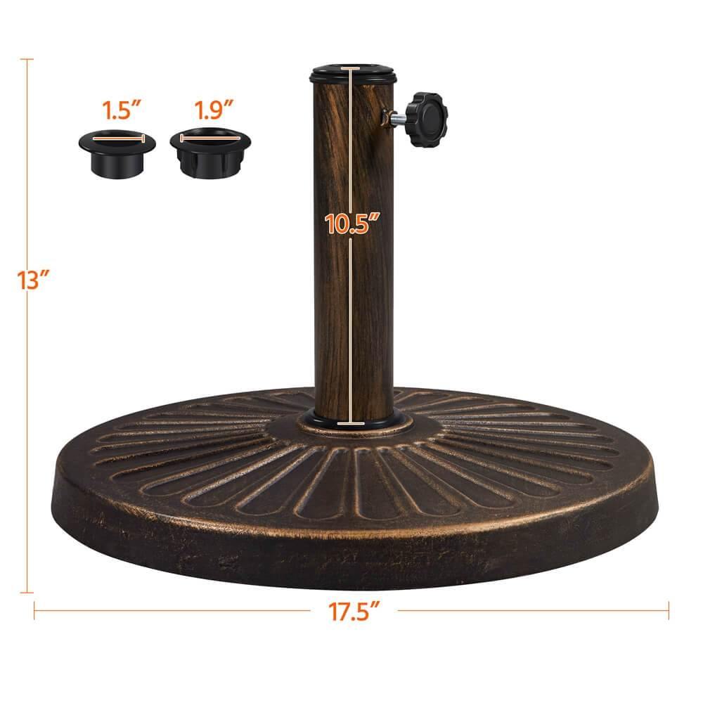 Yaheetech 22lbs 17.5 Patio Umbrella Base - Image 4