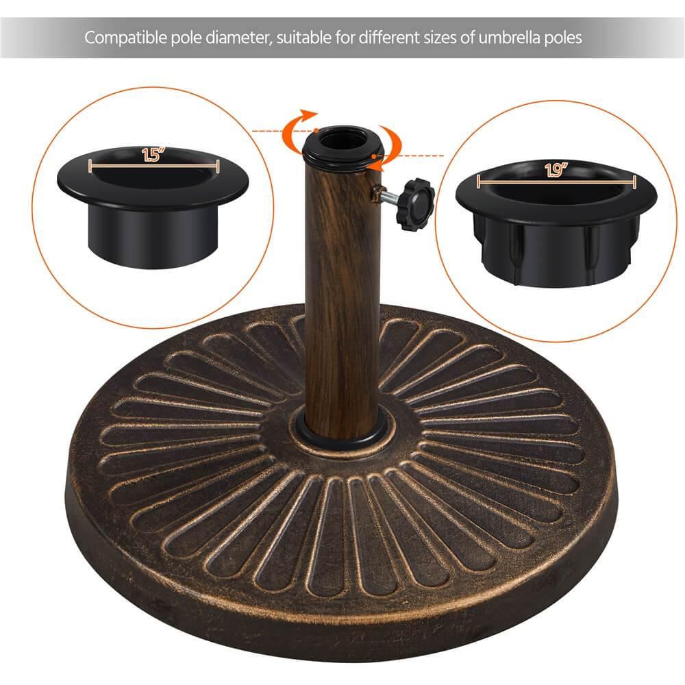 Yaheetech 22lbs 17.5 Patio Umbrella Base - Image 8