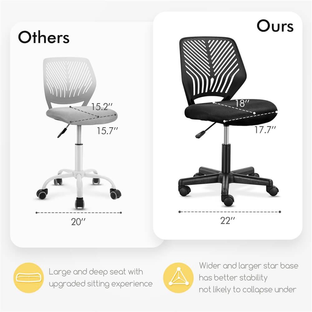 Yaheetech Armless Teens Desk Chair - Image 11