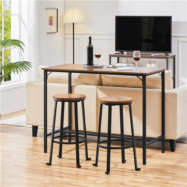 Yaheetech 26/29.5 inch Industrial Counter Barstools Set of 2 - Image 6