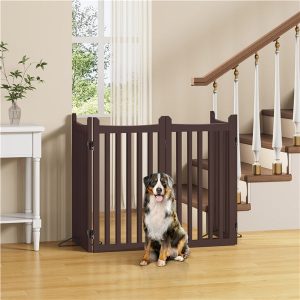 Yaheetech 36 H Extra Tall Freestanding Pet Gate 4-Panel