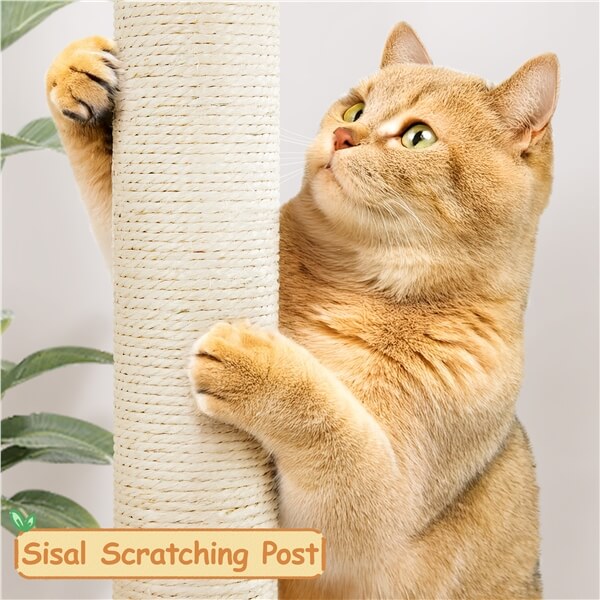 36?? Tall Rattan Cat Tree