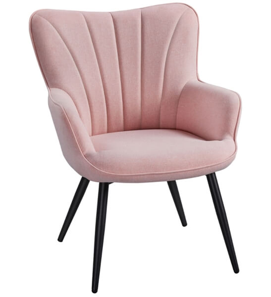 Yaheetech Pleated Fabric Armchair - Image 17