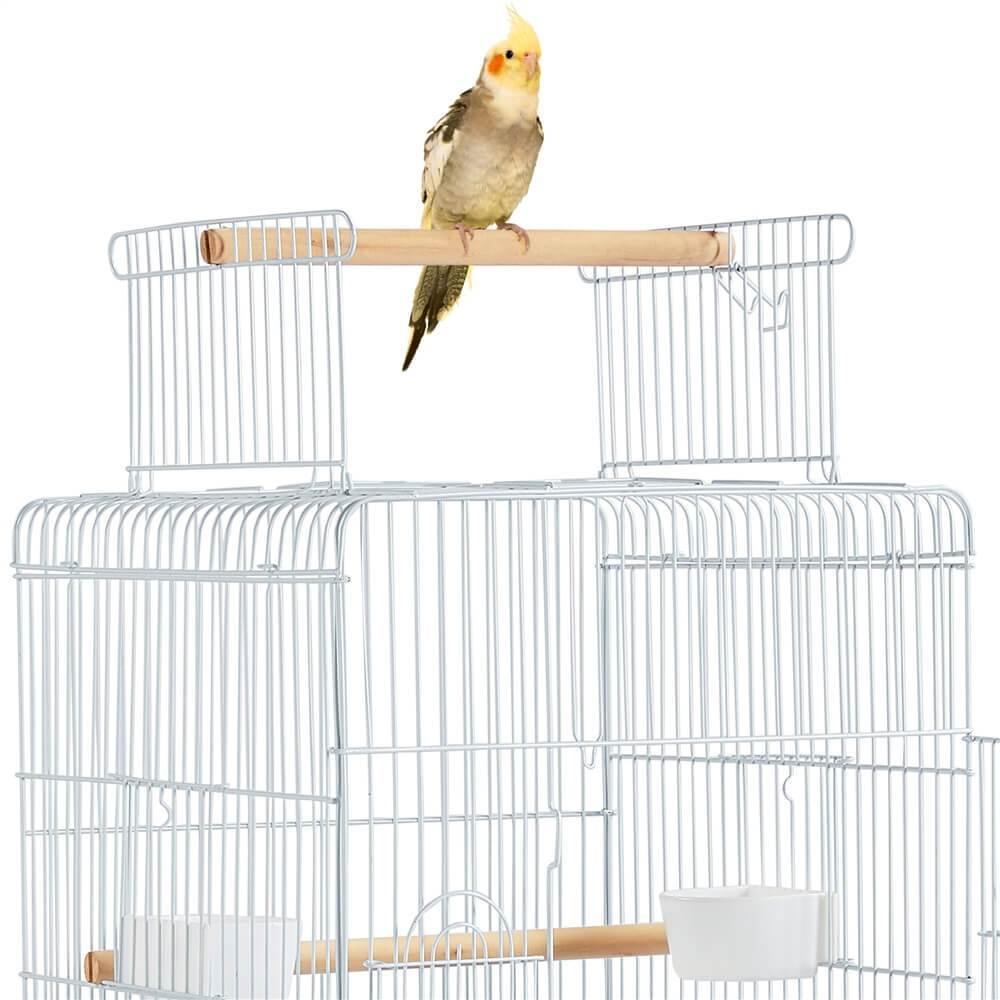 Yaheetech Rolling Bird Cage with Stand - Image 4