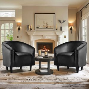 Set of 2 Velvet Club Chair