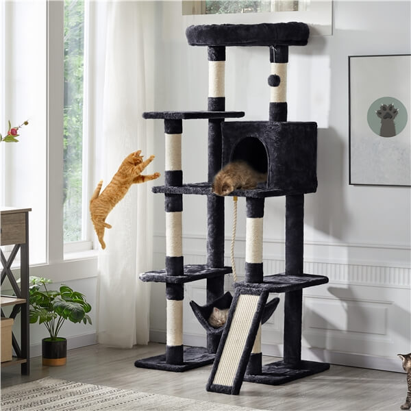 Yaheetech 63?? Tall Multilevel Cat Tree - Image 11