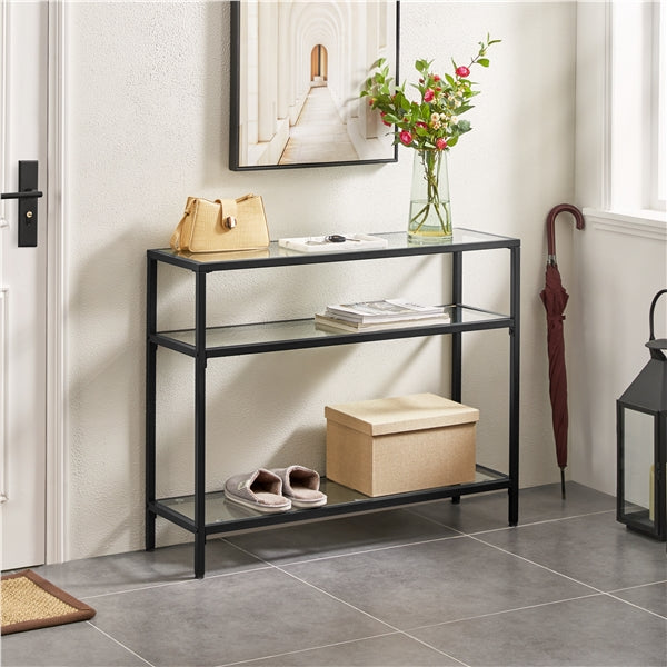 Yaheetech Tempered Glass Console Table