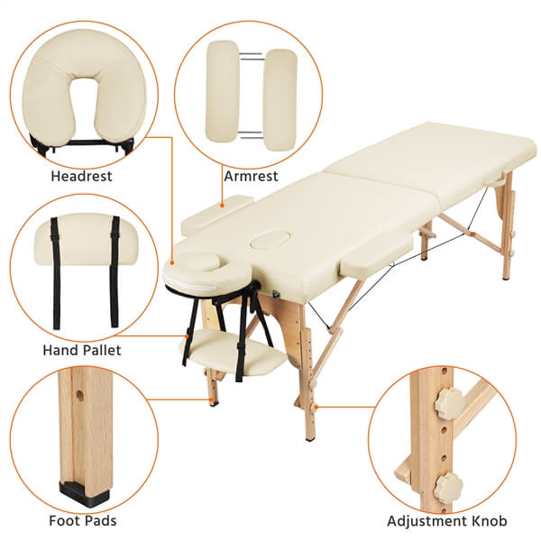 Yaheetech Massage Table Lash Bed - Image 5