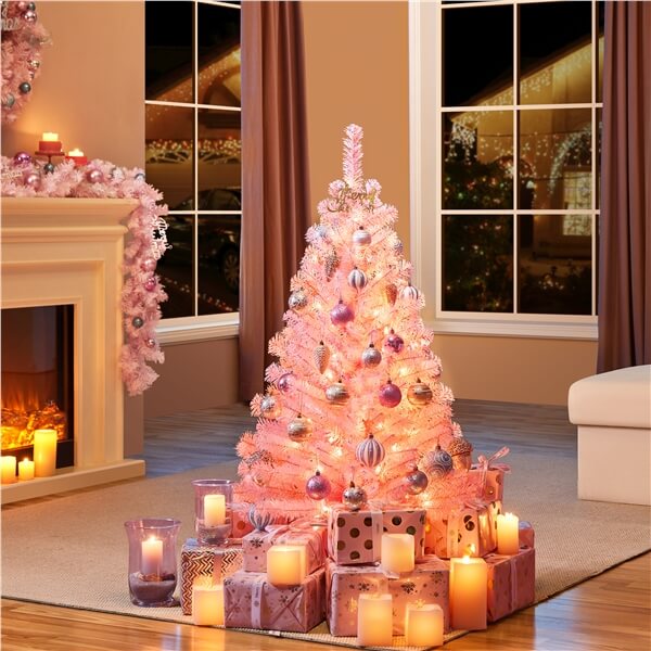 Yaheetech 4Ft Pre-Lit Artificial Christmas Tree - Image 13