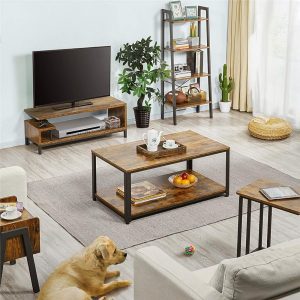 Yaheetech 40 Inch Industrial Coffee Table