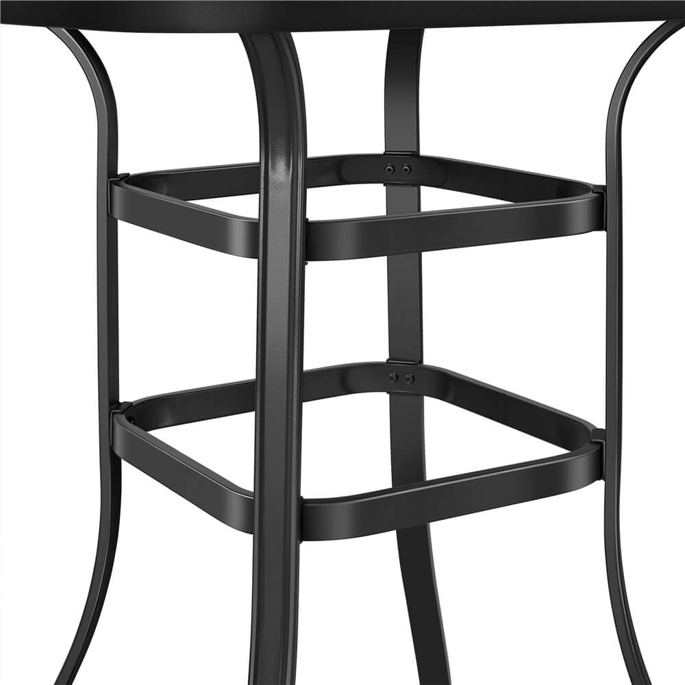 Yaheetech Patio Bar Table Tempered Glass - Image 6