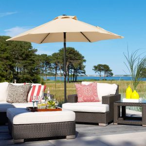 Yaheetech 7.5FT Patio Umbrella Outdoor Table Umbrella
