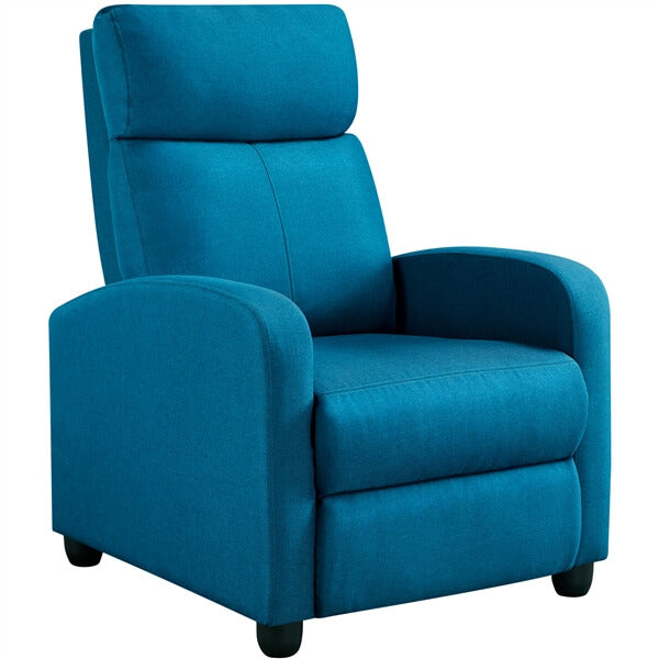 Yaheetech Fabric Recliner Chair Blue - Image 2