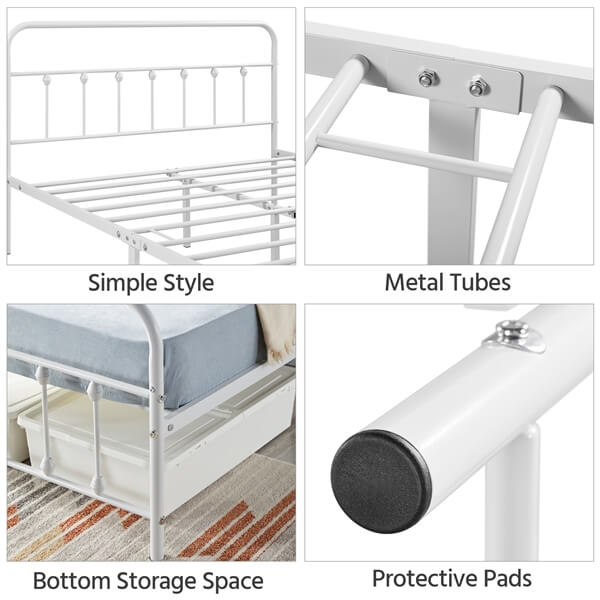 Yaheetech Classic Iron Bed Frame - Image 12