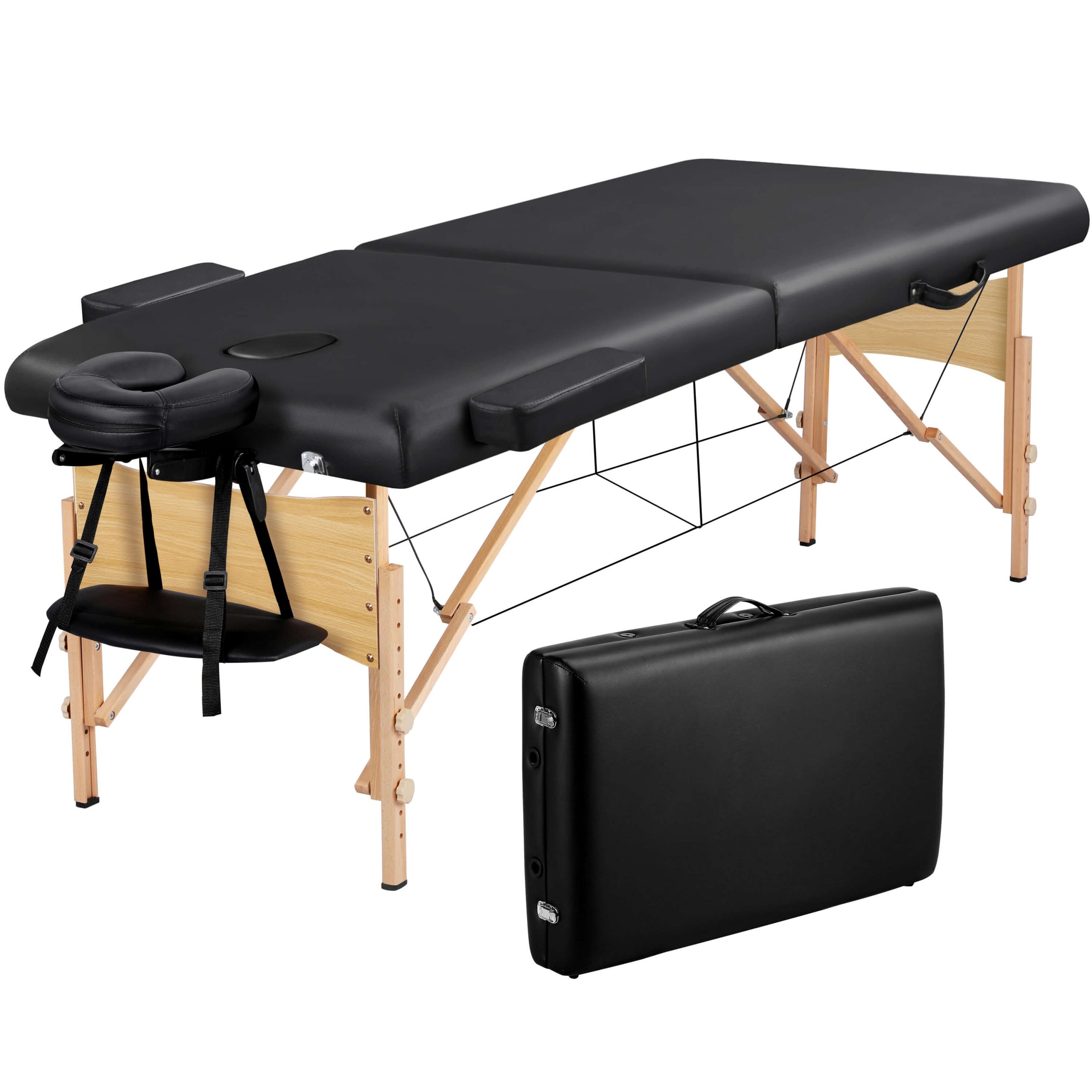 Yaheetech 2 Sectional Folding Massage Table - Image 2