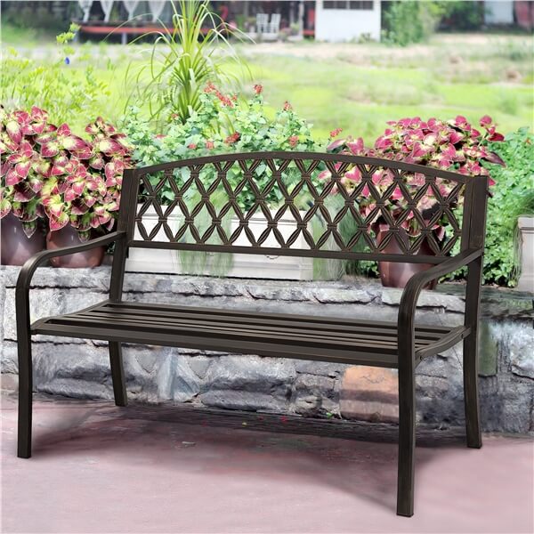 Yaheetech Patio Park Garden Bench