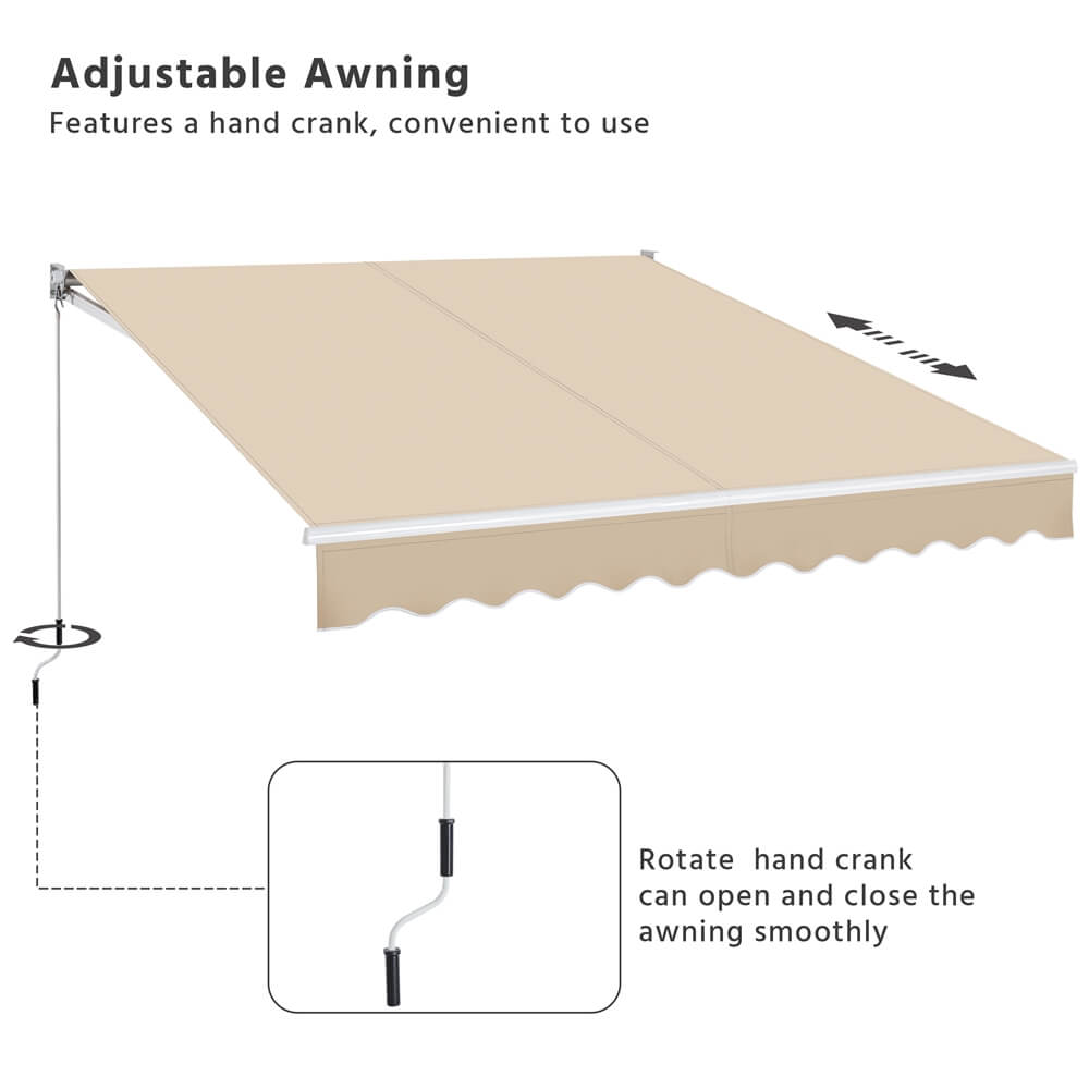 Yaheetech 10 ?? 8 Ft Patio Awning - Image 5