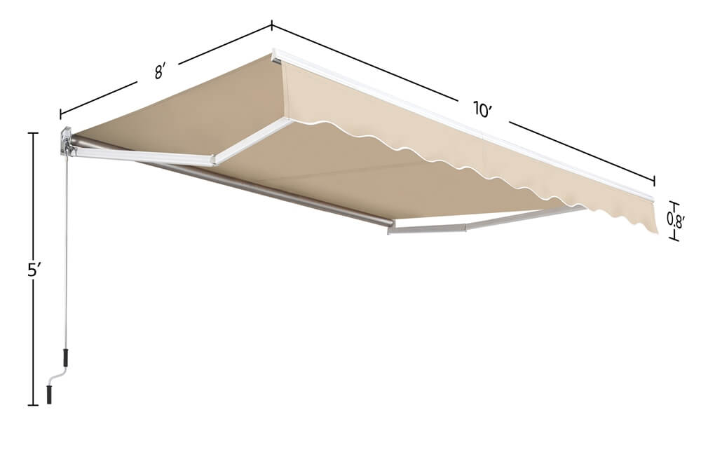 Yaheetech 10 ?? 8 Ft Patio Awning - Image 3