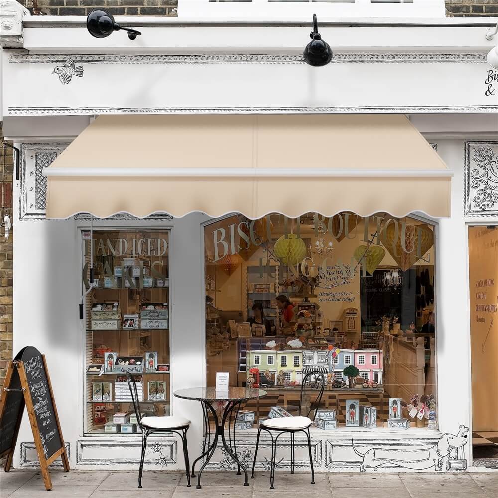 Yaheetech 8 ?? 6.5 Ft Manual Retractable Patio Awning