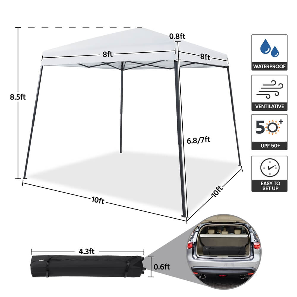 Yaheetech Pop Up Canopy.10x10 Ft - Image 4