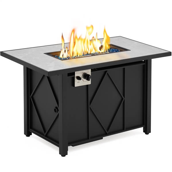 Yaheetech 43 Fire Pit Table - Image 2