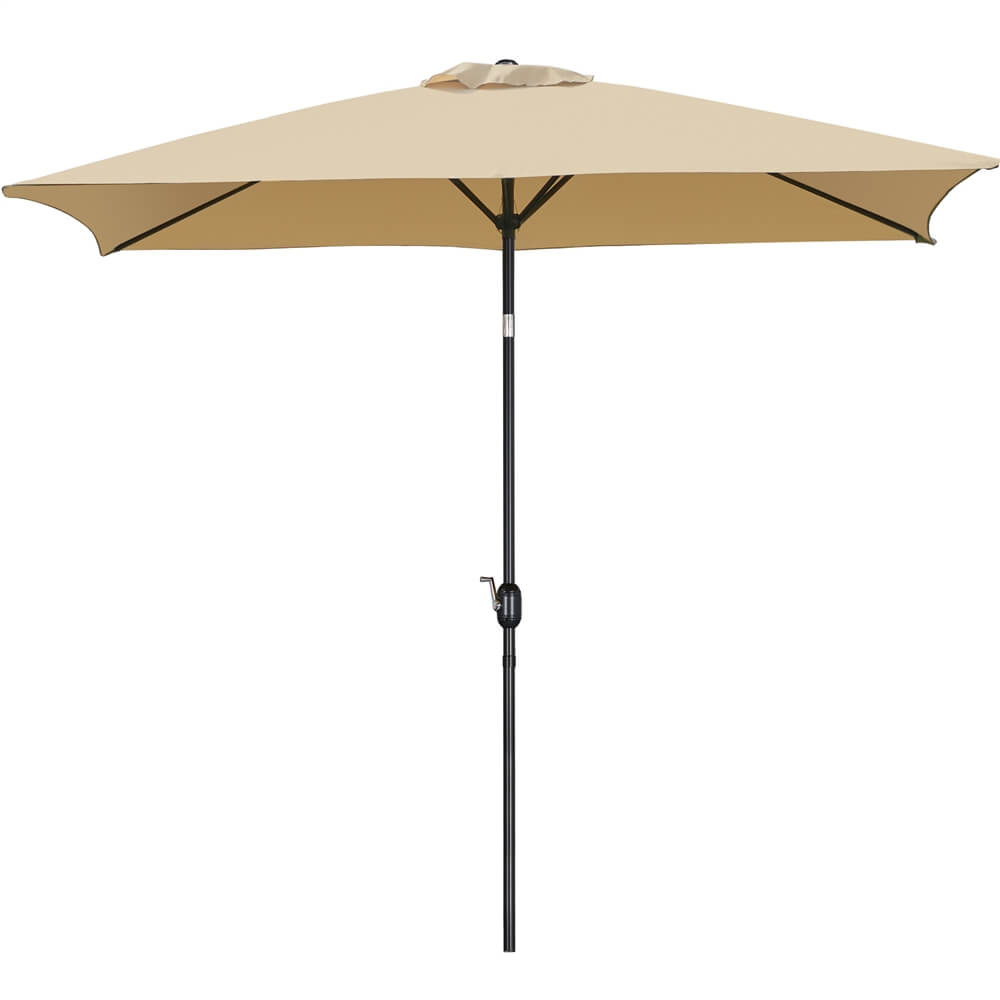 Yaheetech 6.5x10FT Rectangular Outdoor Patio Umbrella - Image 2