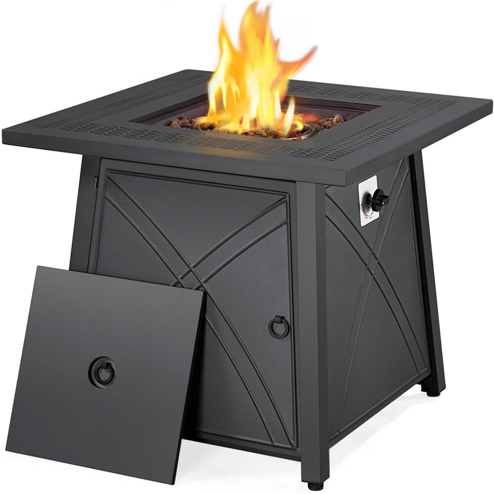 Yaheetech 28'' Propane Fire Pit Table - Image 2