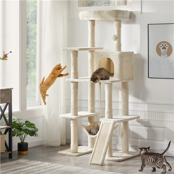 Yaheetech Large Cat Tower 63 inch - Image 10