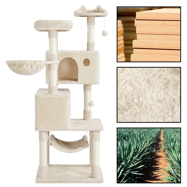 Yaheetech Multi-level Large Cat Tower 64.5 inch - Image 9