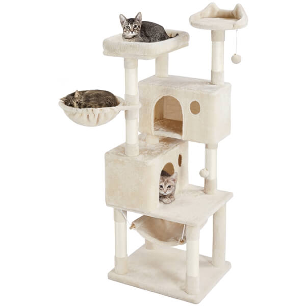 Yaheetech Multi-level Large Cat Tower 64.5 inch - Image 5