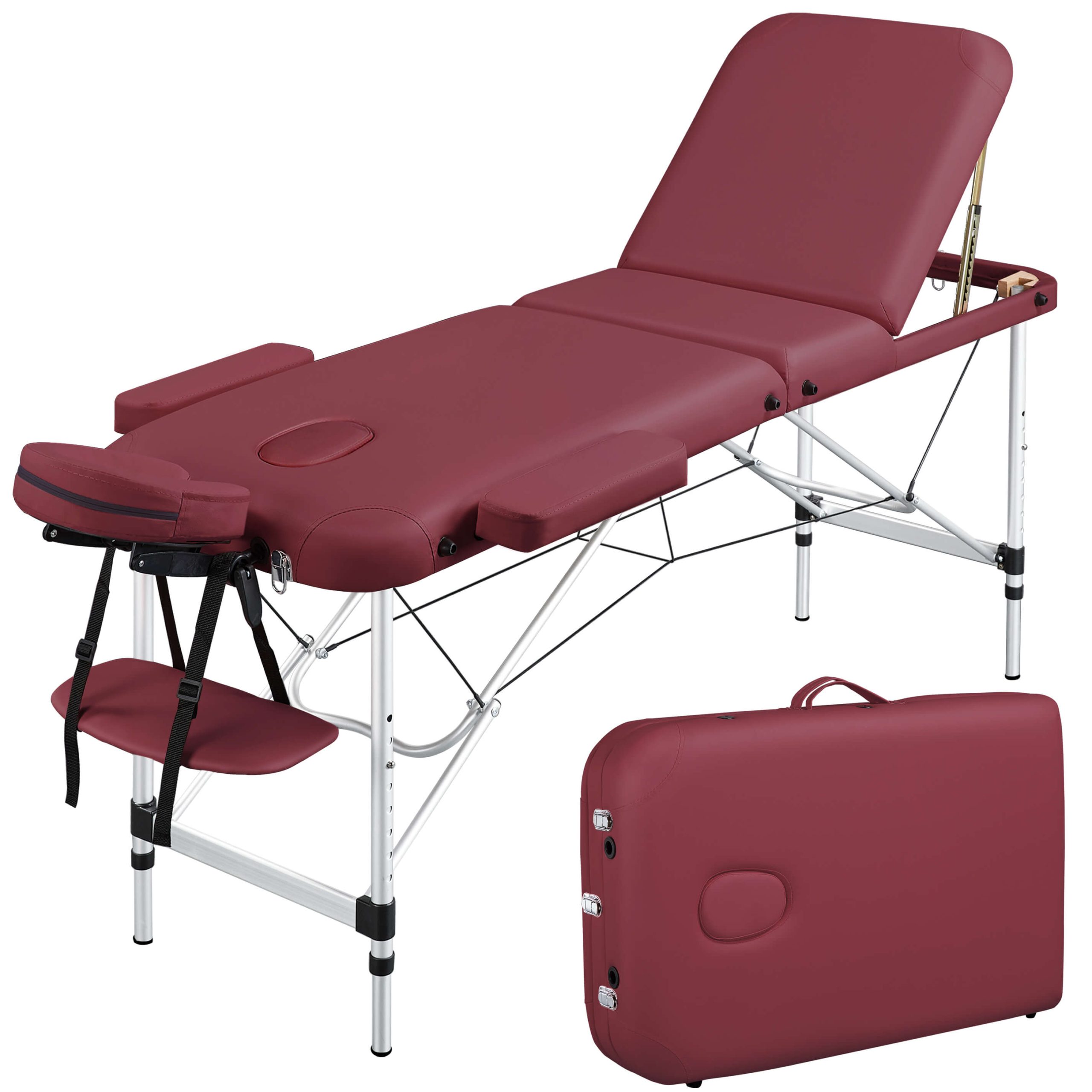 Yaheetech 84 Inch Aluminium Frame Salon Spa Table - Image 4