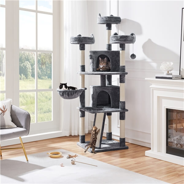 Yaheetech 76-inch Large Cat Tree - Image 9