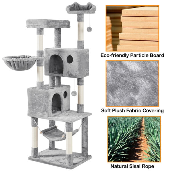 Yaheetech 73-inch Large Cat Tree - Image 8