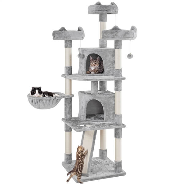 Yaheetech 76-inch Large Cat Tree - Image 2