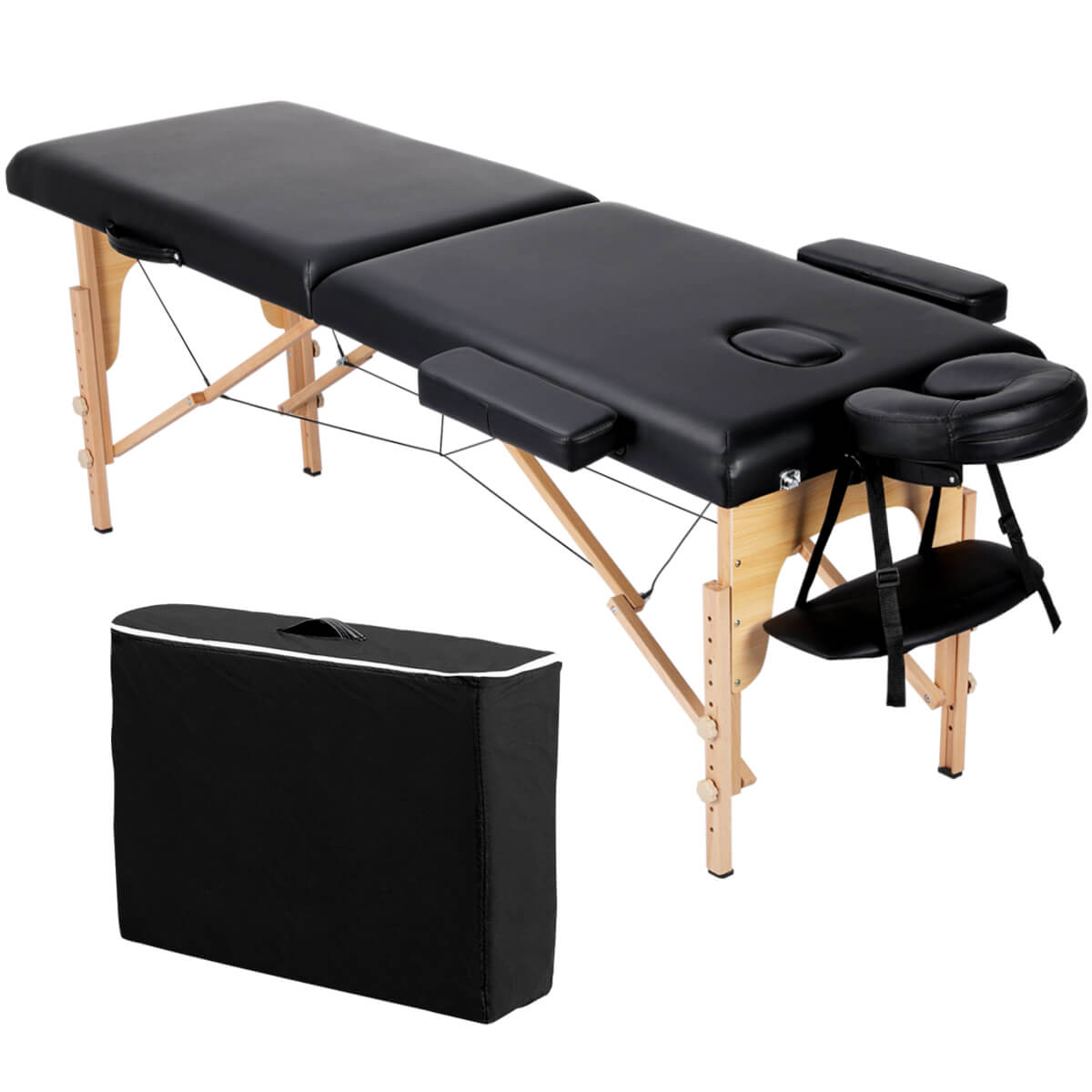 Yaheetech Adjustable Massage Table Bed - Image 2