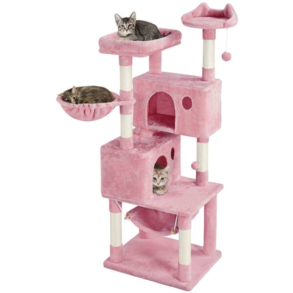 Yaheetech Multi-level Large Cat Tower 64.5 inch - Image 2