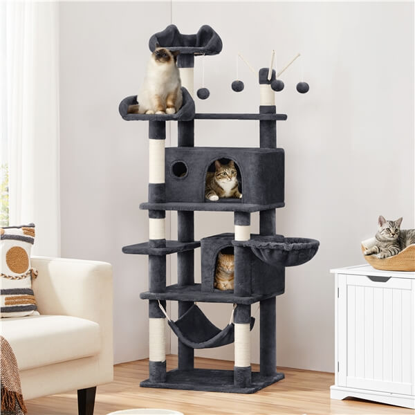 Yaheetech 67-inch Cat Tree Tower - Image 9