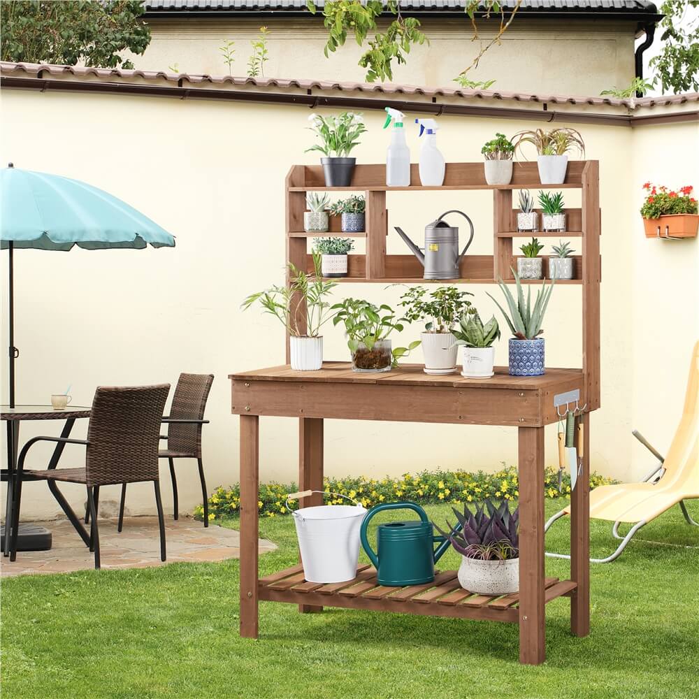 Yaheetech Potting Bench Germination Table