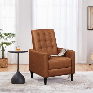 Yaheetech Faux Leather Recliner Chair