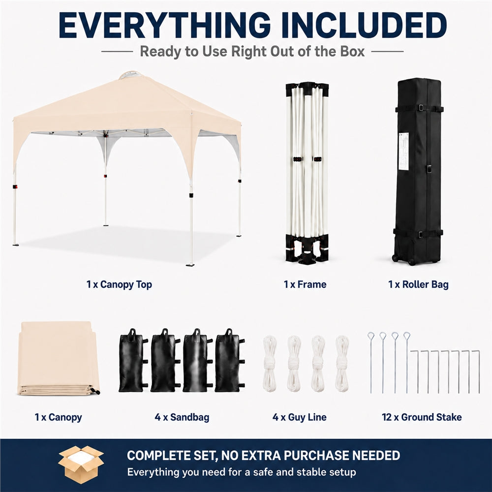 Yaheetech Pop Up Canopy 10 x 10ft - Image 7