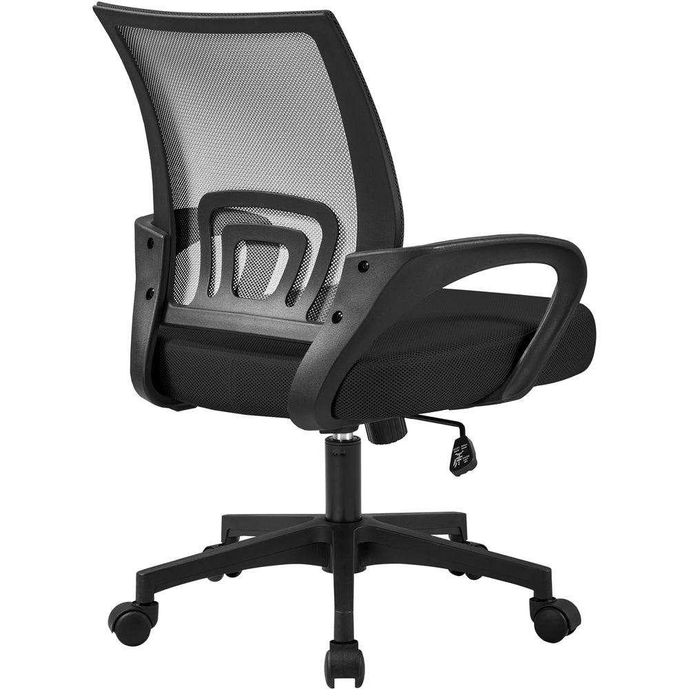 Yaheetech Mid-Back Height Adjustable Ergonomic Mesh Office Chair - Image 4