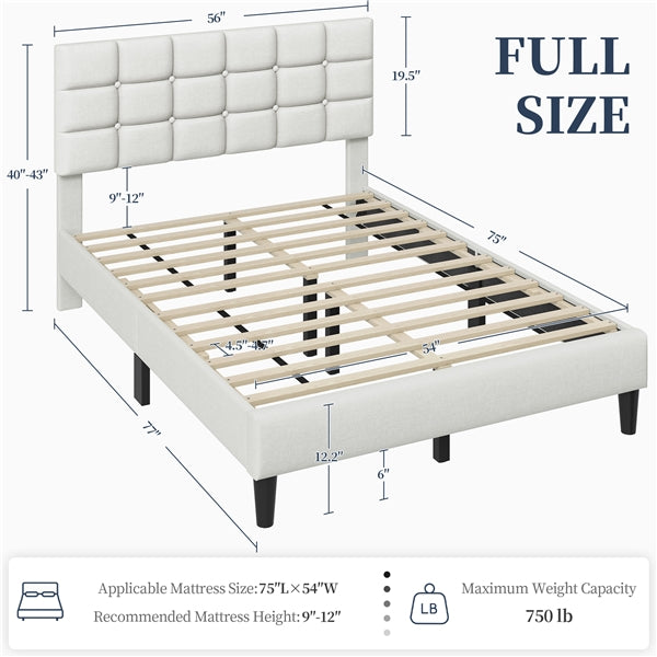 Yaheetech Upholstered Bed Frame - Image 11
