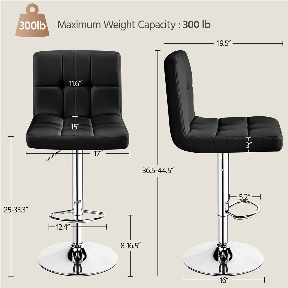 Yaheetech Bar Stools Counter Chairs - Image 14
