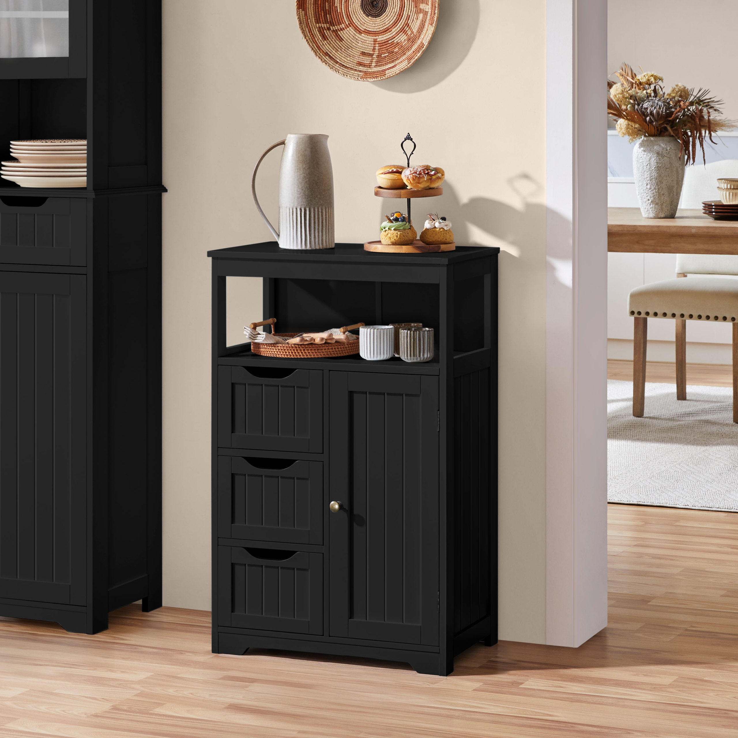 Yaheetech 34?? Tall Bathroom Floor Cabinet - Image 18