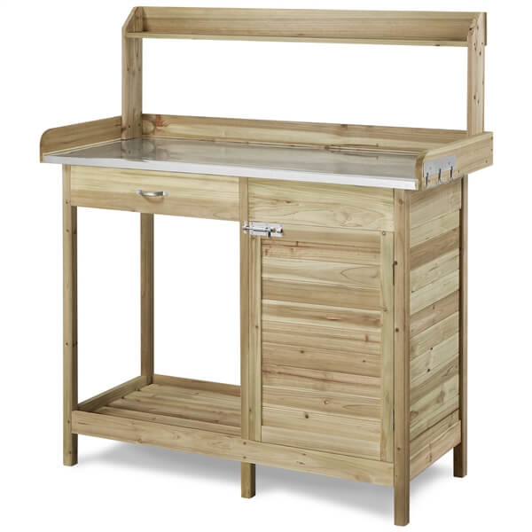 Yaheetech Garden Potting Bench Table - Image 11