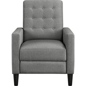 Yaheetech Fabric Recliner Chair Mid-Century Modern Recliner